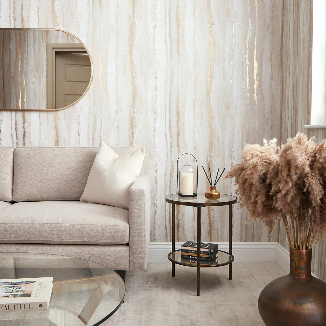 Luxury wallpaper with gold accents